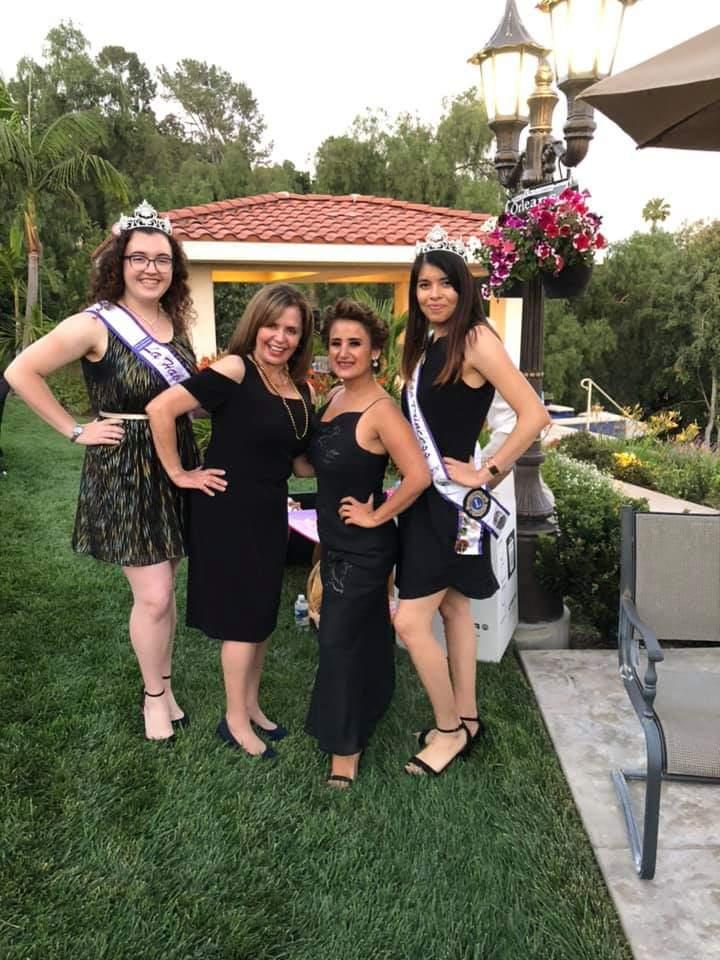 Carmen and Maria with the beautiful La Habra Princesses