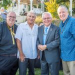 Mayor James Gomez, Ray Fernandez, Senator Archuleta and Mayor Brian Bergman, La Habra Heights