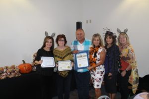 Laurel & Tony Martinez along with board members Carmen Miller, Carrie Surich, Amy Perez and Pam McVicar