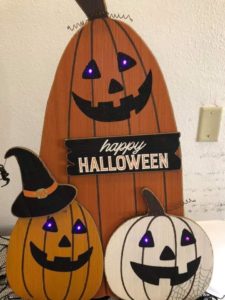 Some of the many decorations provided by our V.P. Amy Perez
